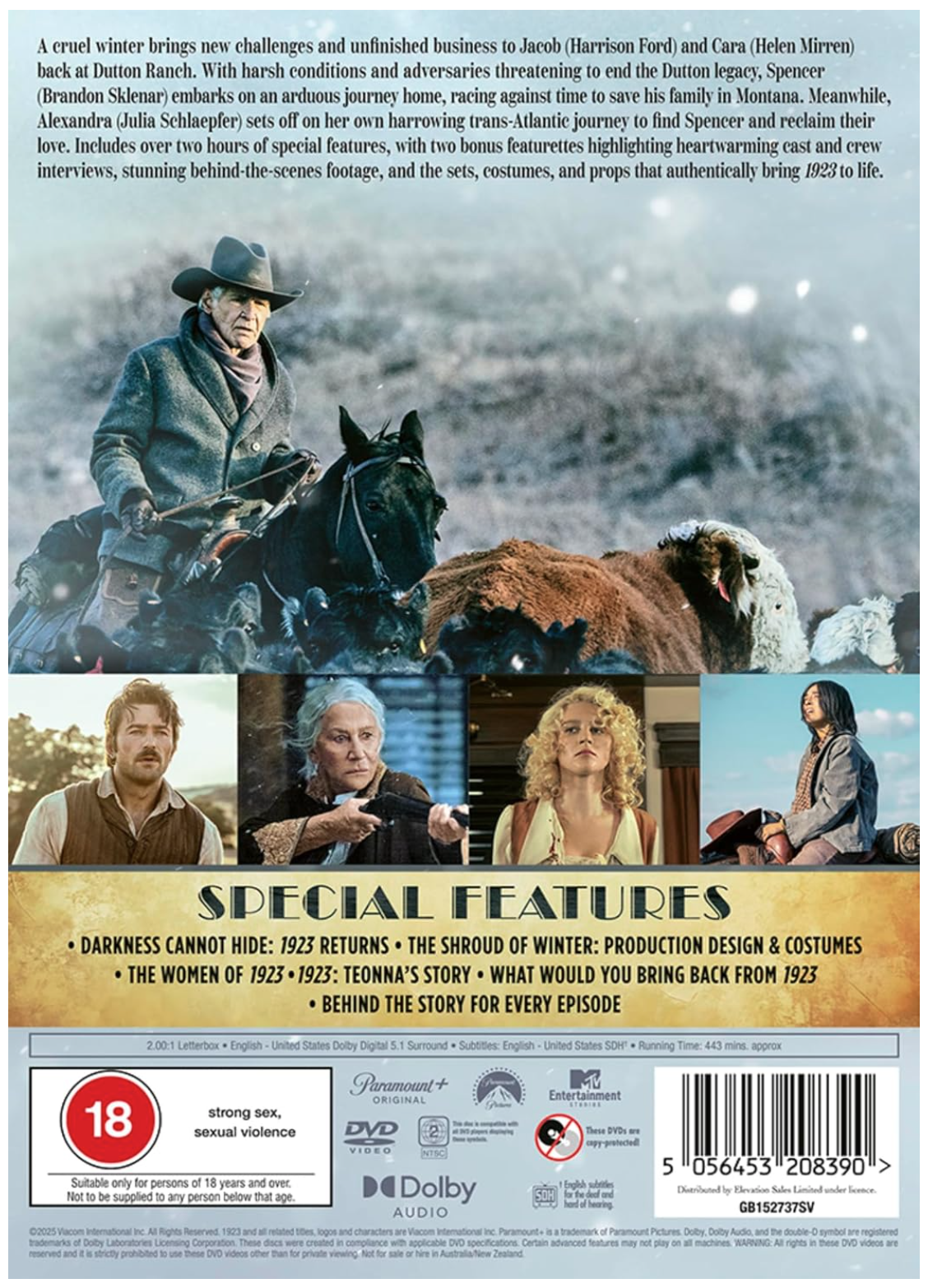1923: A Yellowstone: Origin Story: Season Two - DVD