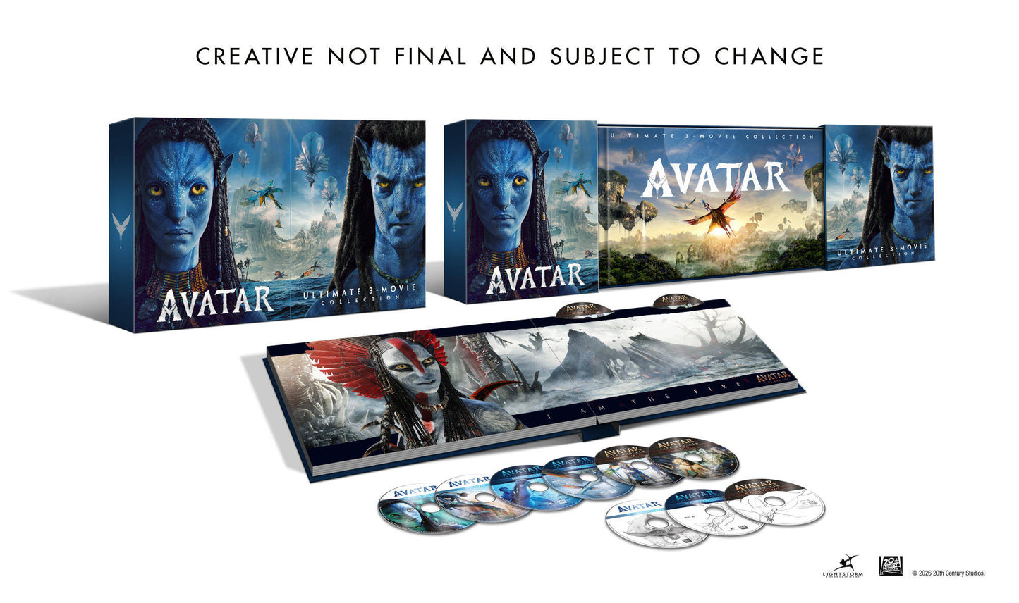 Avatar Ultimate 3 Movie Collection UHD + Blu-ray - Pre-order - TBC