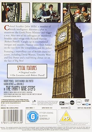THE 39 STEPS (ROBERT POWELL) DVD