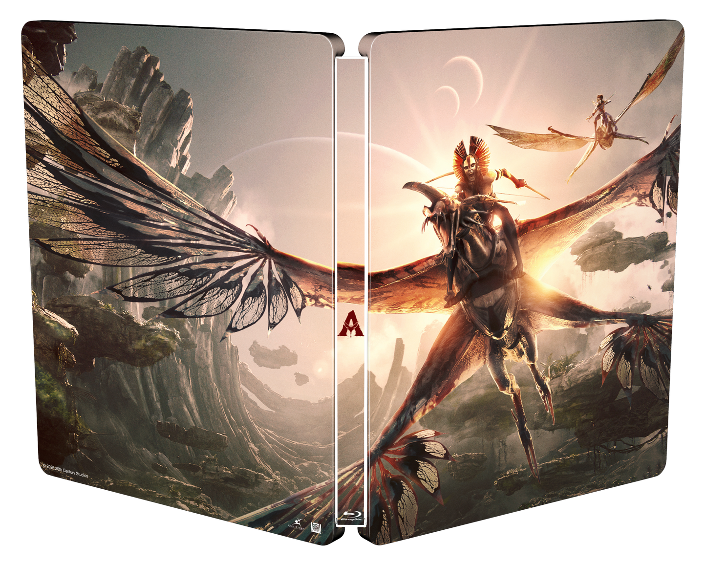 Avatar: Fire and Ash 3D + Blu-ray + Blu-ray Bonus disc SteelBook - PRE-ORDER-15-JUNE-2026