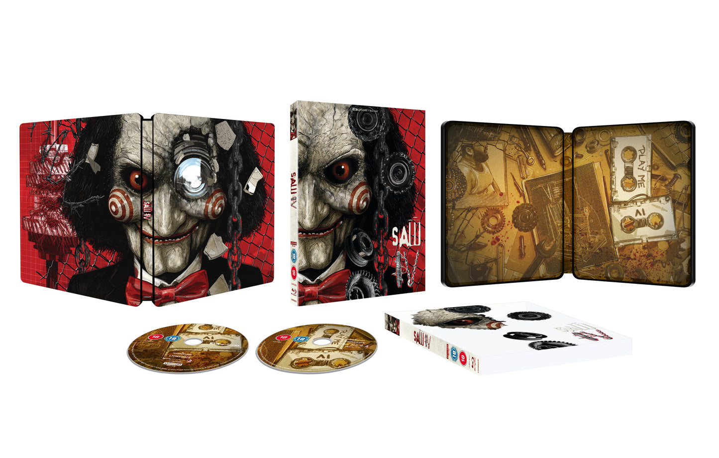Saw IV (UHD/Blu-ray SteelBook) - PRE-ORDER-9-NOVEMBER-2026