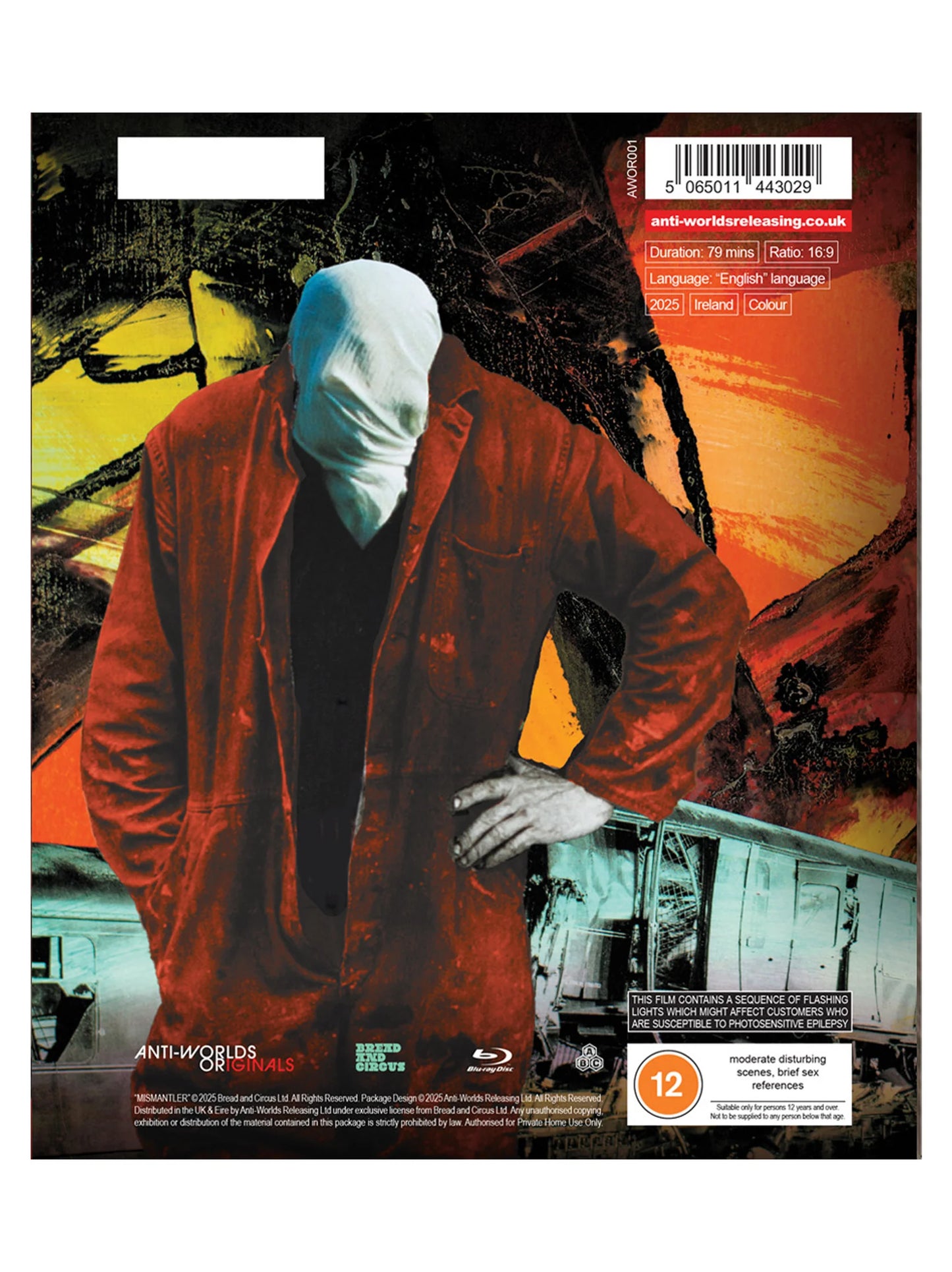 ANTI-WORLDS ORIGINALS Volume 1 - MISMANTLER - BLURAY AND CD - (LTD Edition Digi-Pak 1000 ONLY - INDIVIDUALY NUMBERED)