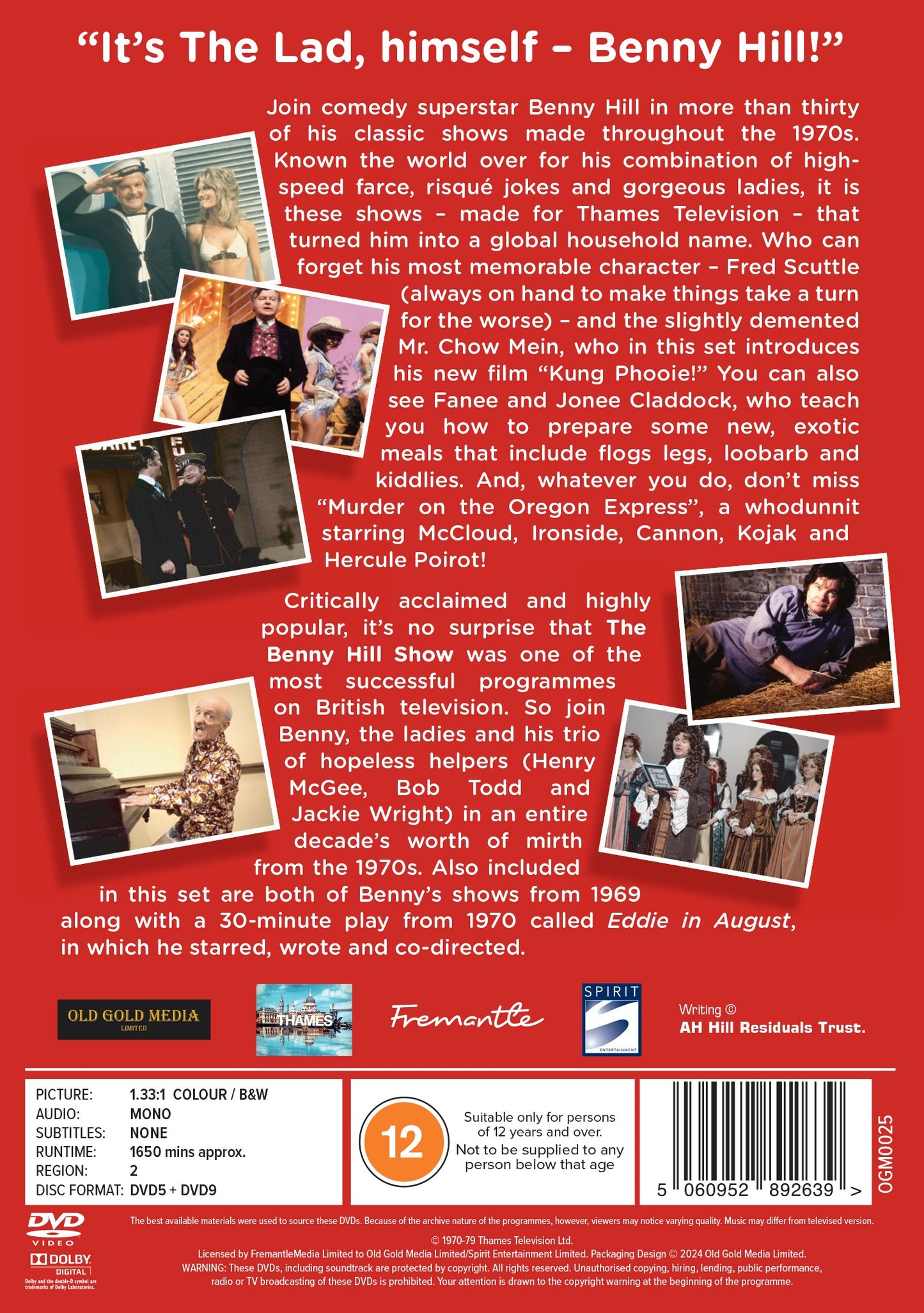 BENNY HILL: THE BENNY HILL ANNUALS 1970-1979 - DVD