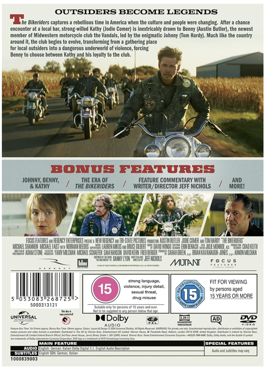 The Bikeriders - DVD