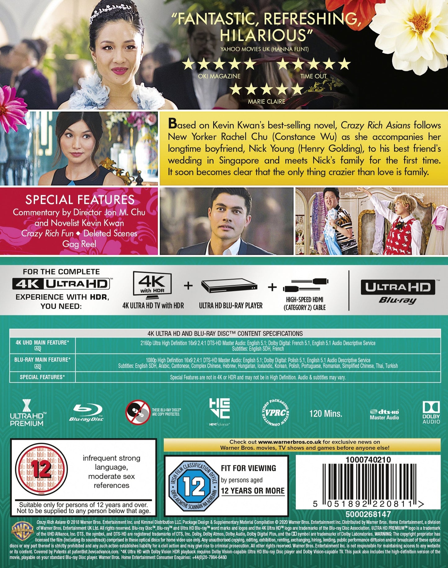 CRAZY RICH ASIANS - UHD - Pre-order 29-Jun-2026