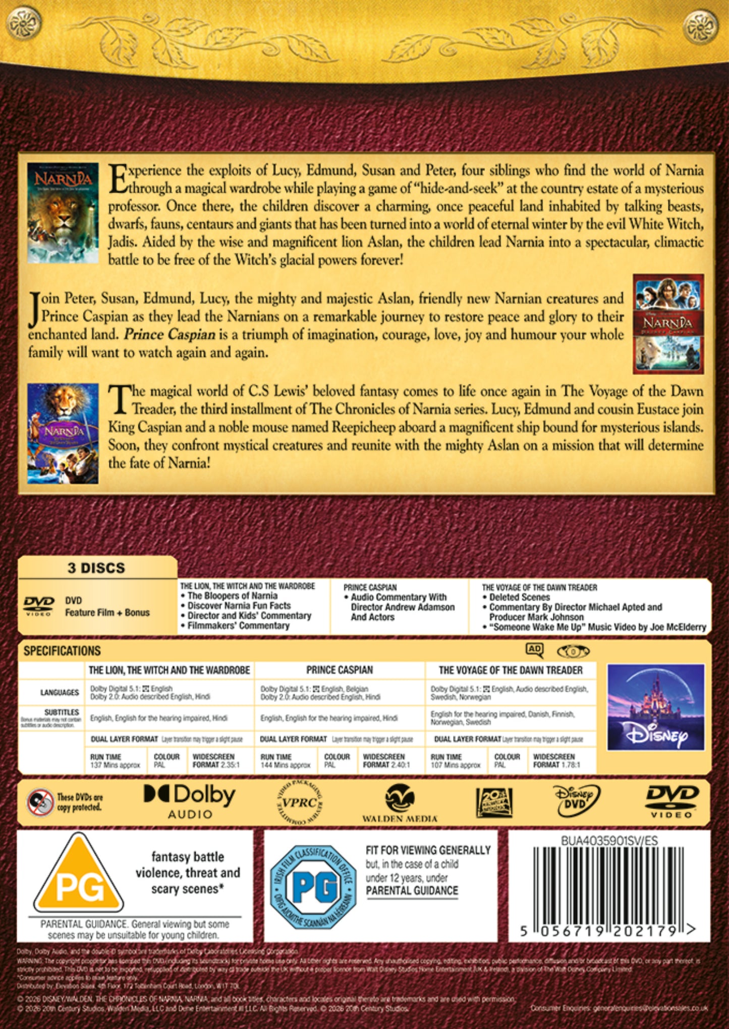 The Chronicles of Narnia: The Trilogy