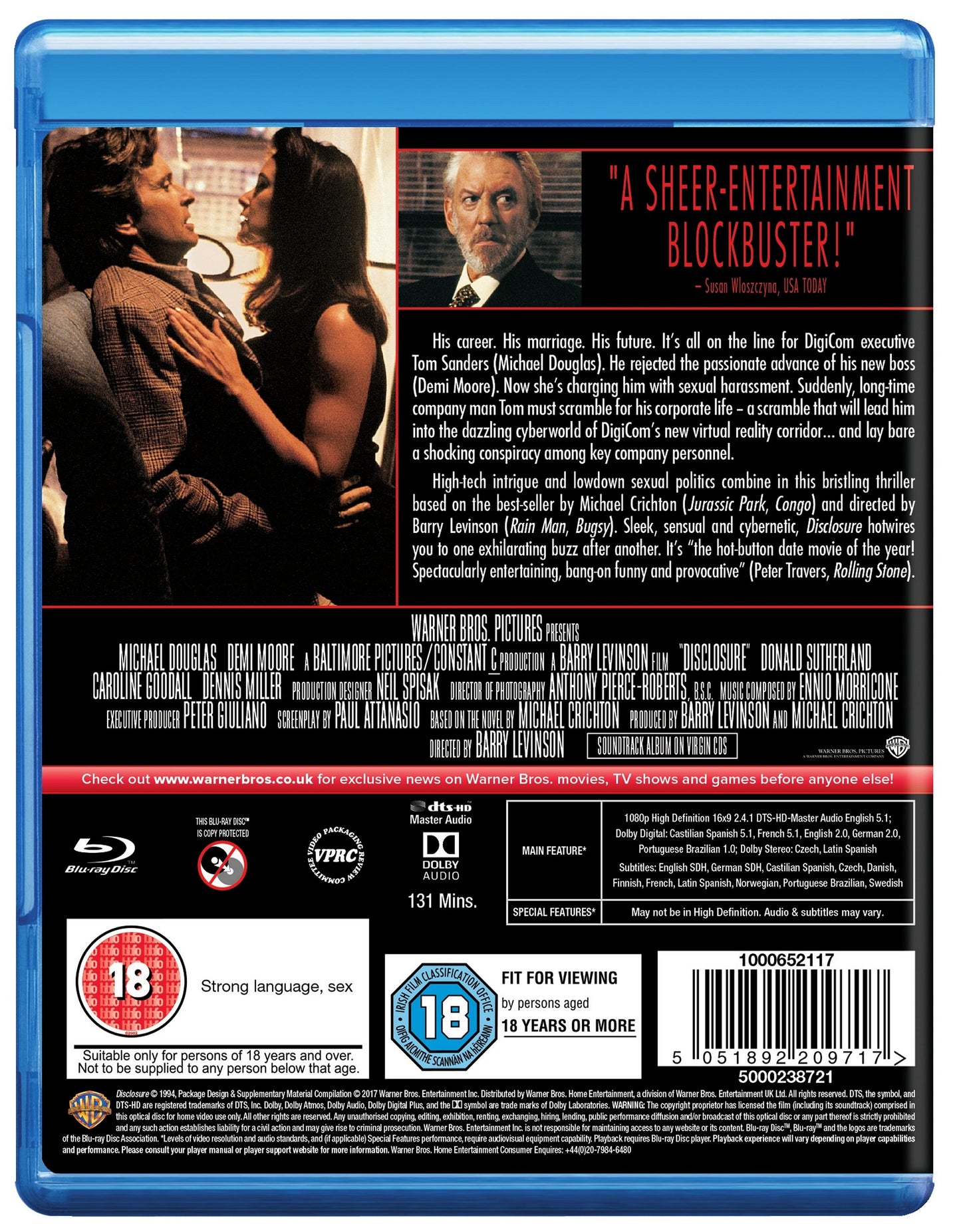 DISCLOSURE - Blu-ray - Pre-order 29-Jun-2026