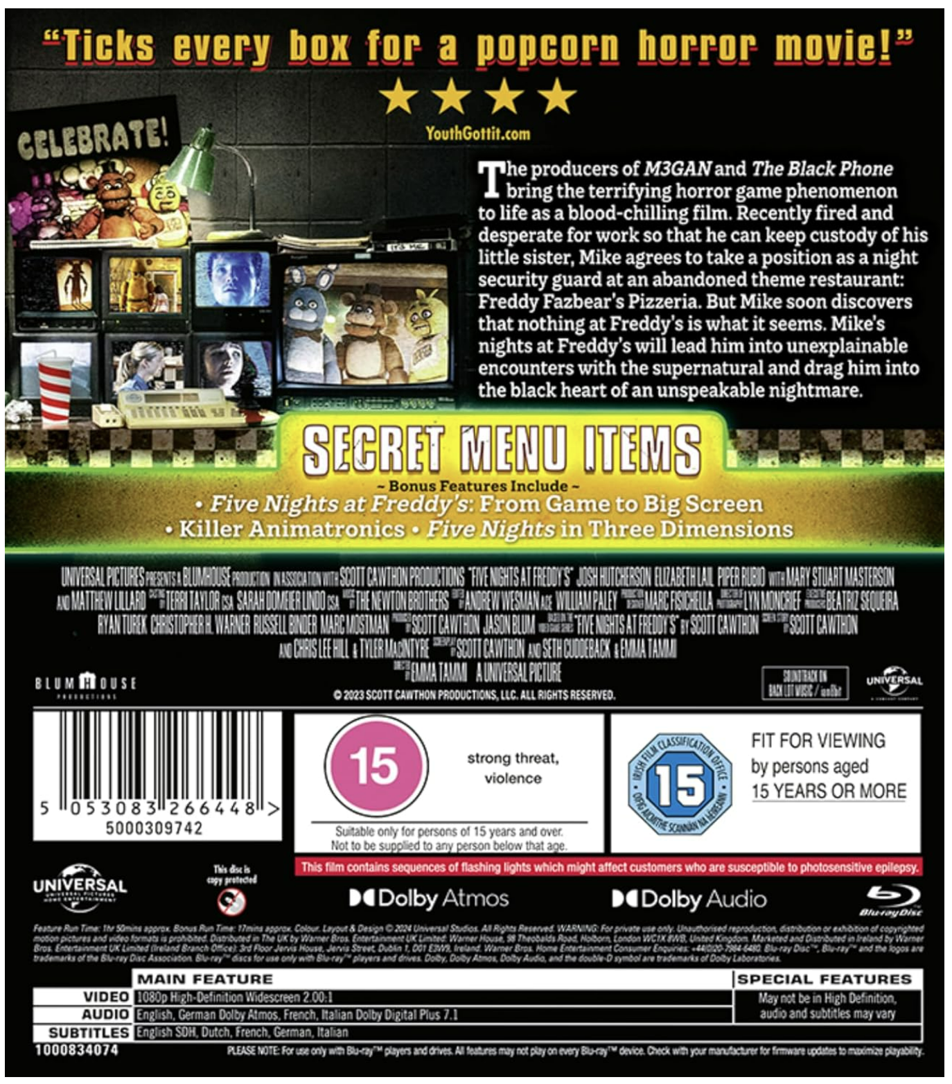 Five Nights at Freddy's - Blu-ray
