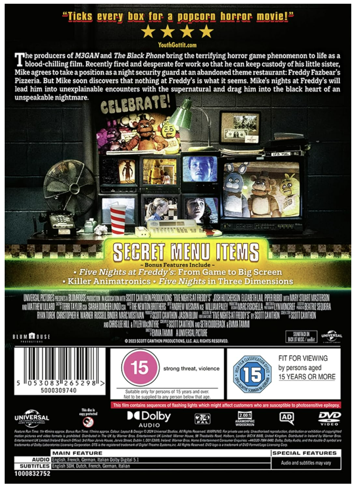 Five Nights at Freddy's - DVD