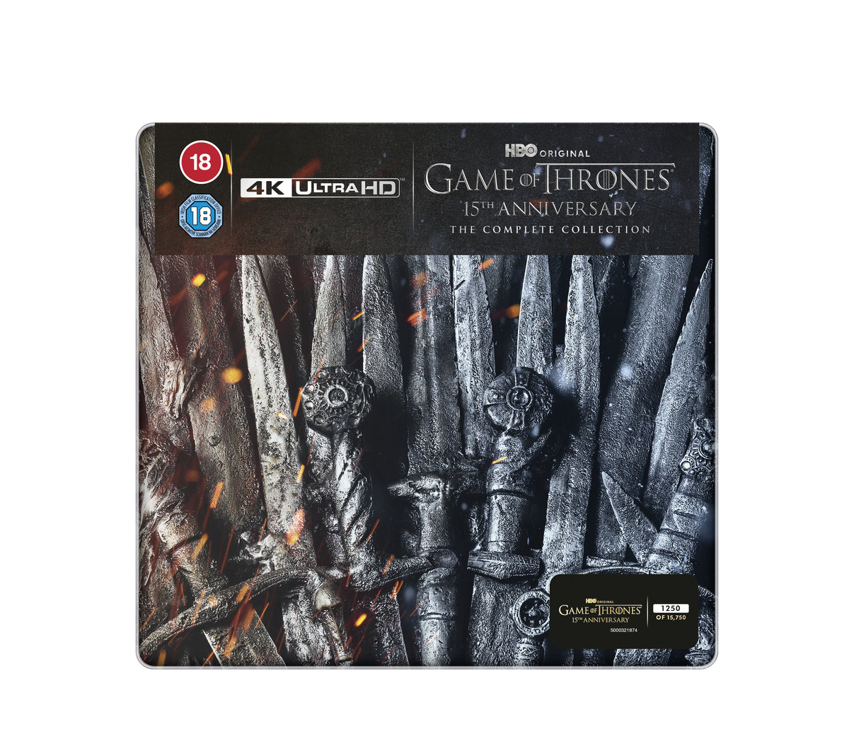 Game of Thrones 15th Anniversary SteelBook Library Case Collection (4K Ultra HD) - PRE-ORDER-2-NOVEMBER-2026