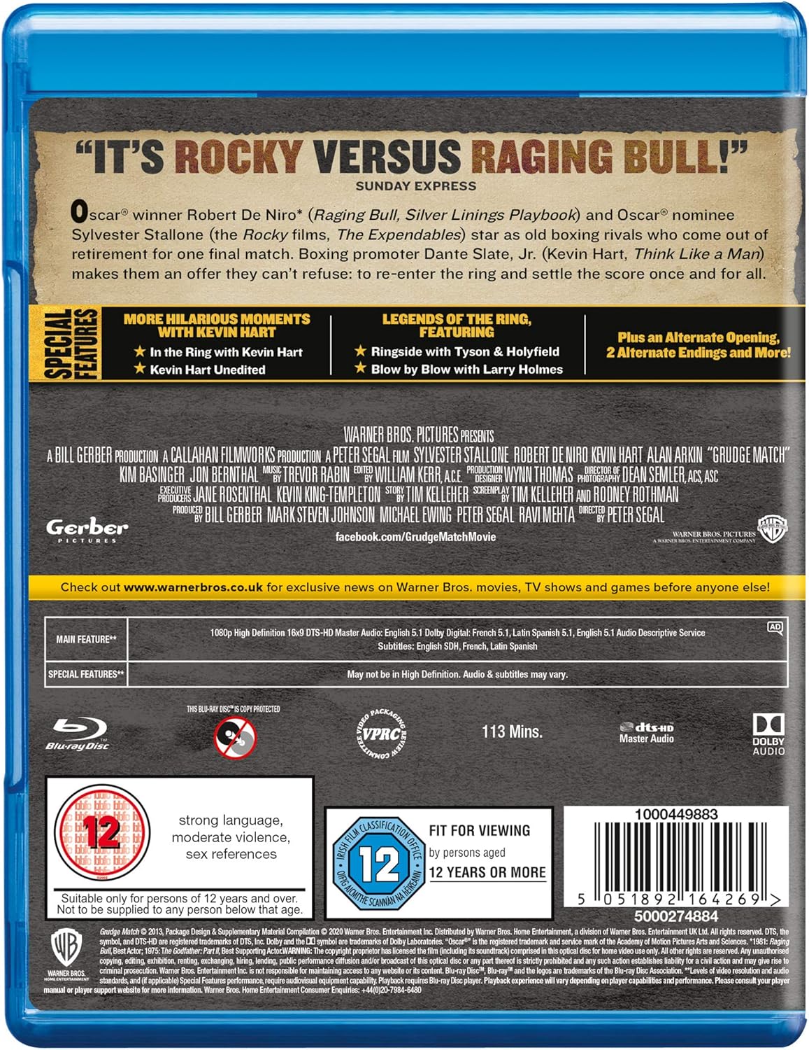 GRUDGE MATCH - Blu-ray - Pre-order 29-Jun-2026