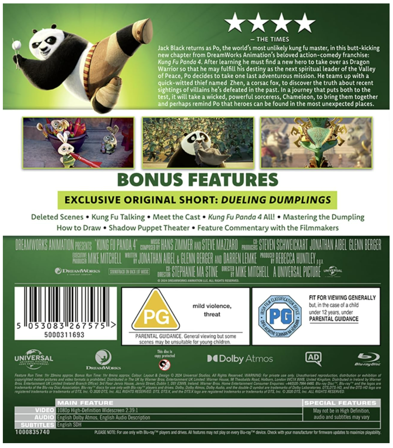Kung Fu Panda 4 - Blu-ray