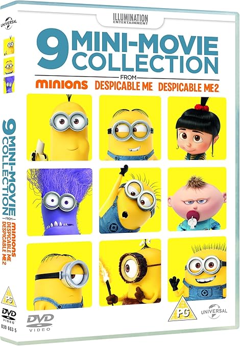 9 Mini-Movie Collection From Minions, Despicable Me 1 & 2 DVD
