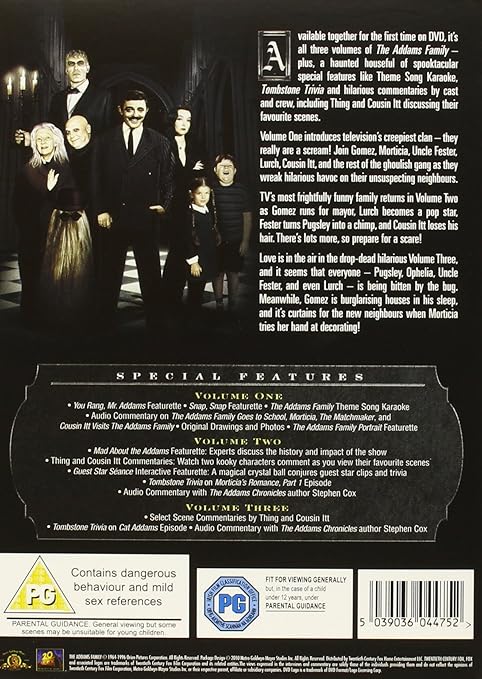 THE ADDAMS FAMILY: COMPLETE SERIES - DVD