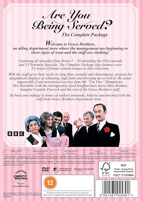 ARE YOU BEING SERVED? BOX SET (RE-PACKAGE)-DVD