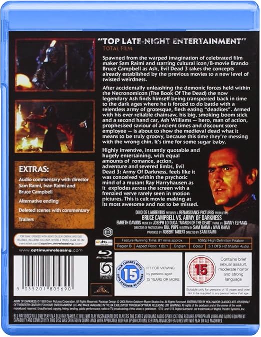 Army Of Darkness Aka Evil Dead III-Blu-Ray