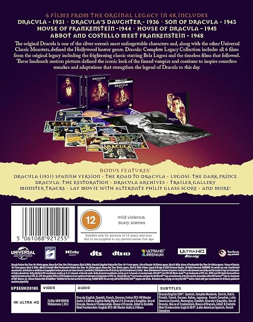 Dracula: Ultimate Legacy Collection 4K UHD