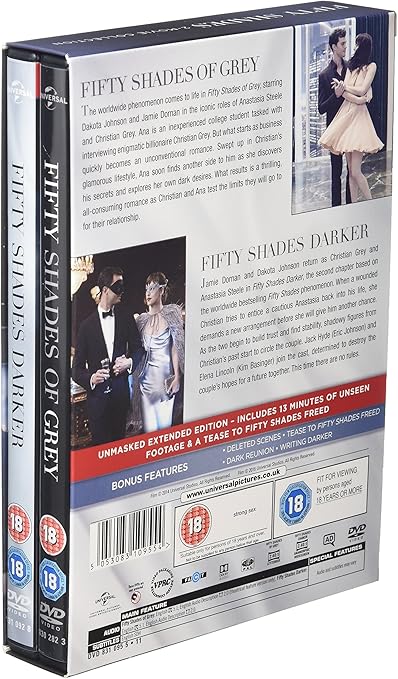 Fifty Shades 1-2 DVD