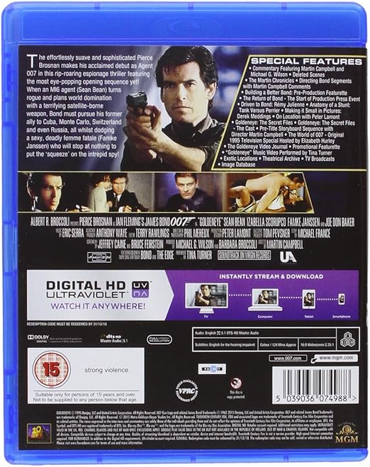 JAMES BOND (017): GOLDEN EYE - Blu-ray
