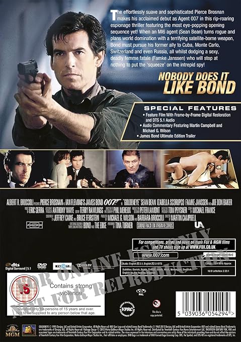 JAMES BOND (017): GOLDEN EYE - DVD