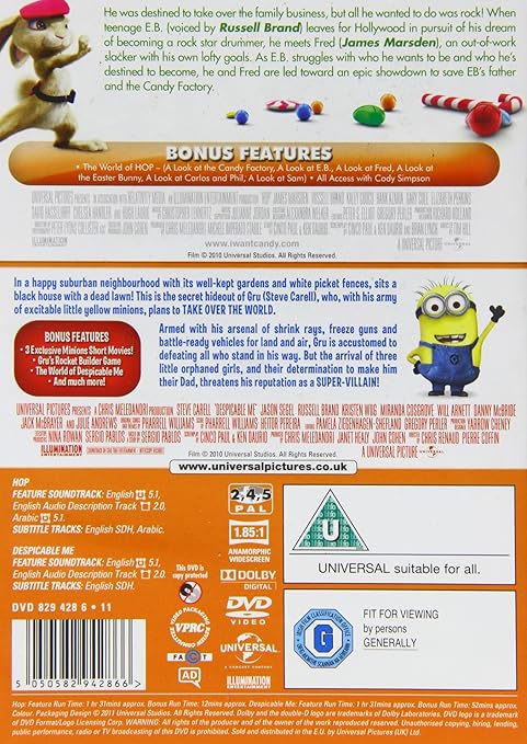 Hop/Despicable Me DVD
