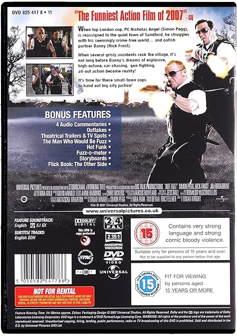 HOT FUZZ DVD