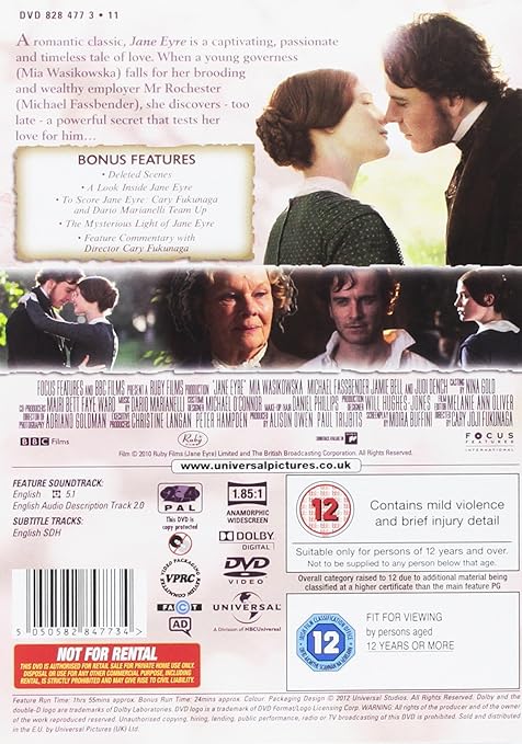 JANE EYRE DVD