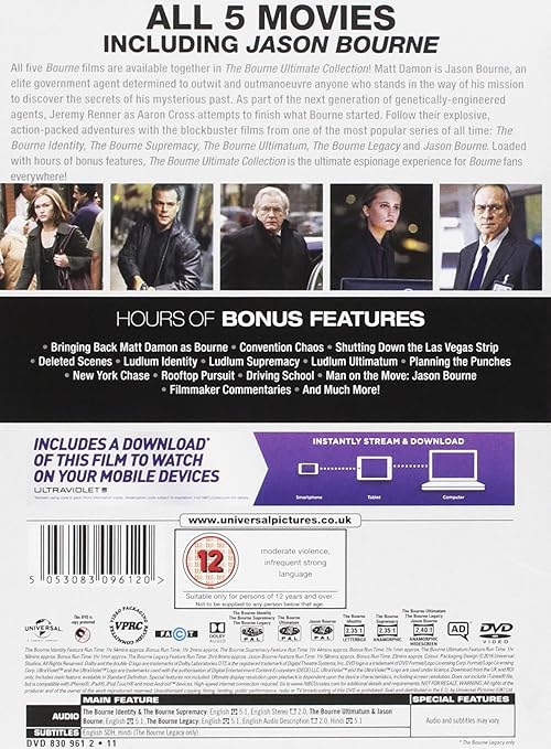 The Bourne Collection 1-5 DVD