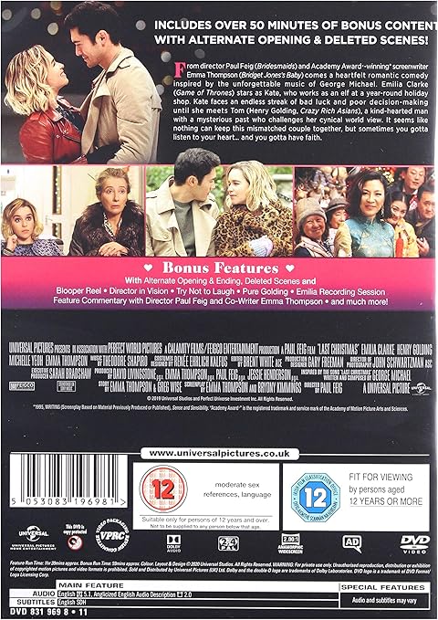 Last Christmas DVD