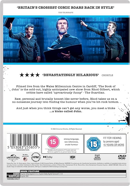 RHOD GILBERT BOOK OF JOHN DVD