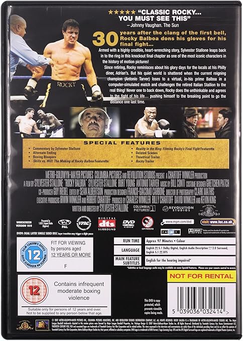ROCKY VI: ROCKY BALBOA - DVD