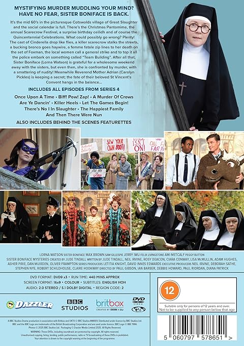 The Sister Boniface Mysteries: Series 4 DVD - PRE-ORDER-20-OCTOBER-2025