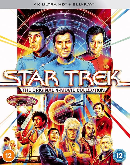 STAR TREK ORIGINAL 4 MOVIE UHD BD