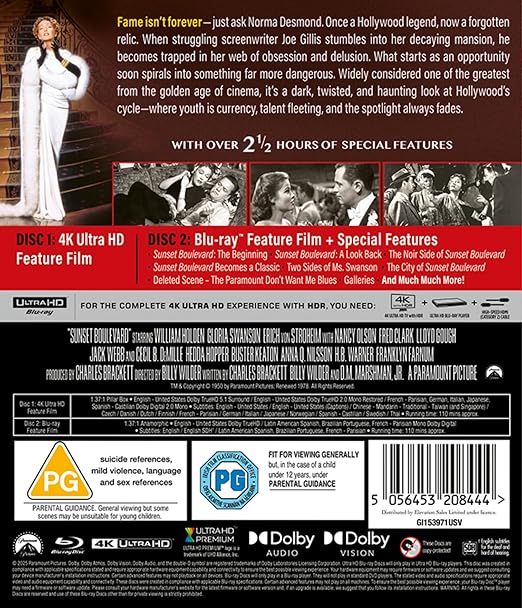 SUNSET BOULEVARD 4K- PRE-ORDER-24-NOVEMBER-2025