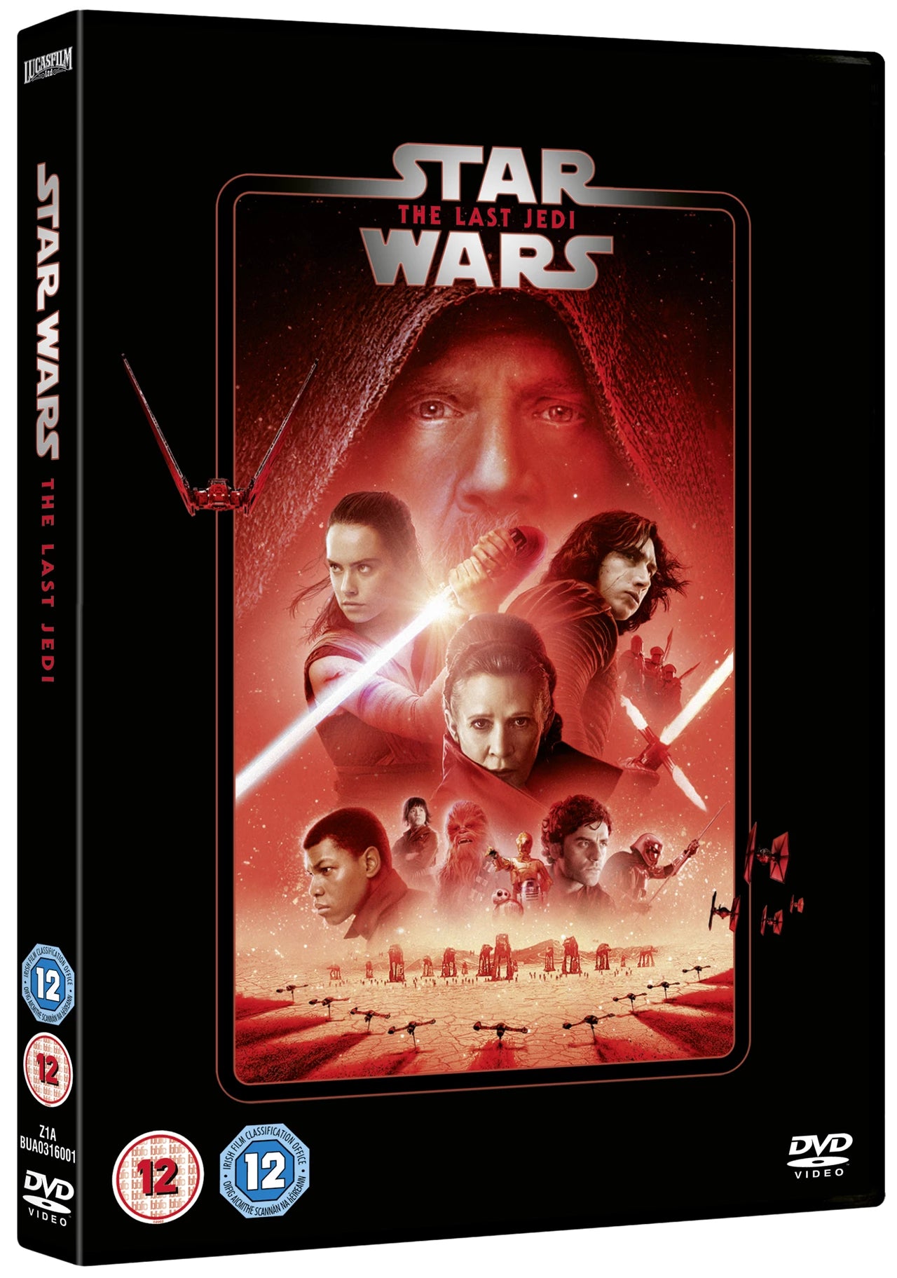 Star Wars Last Jedi DVD