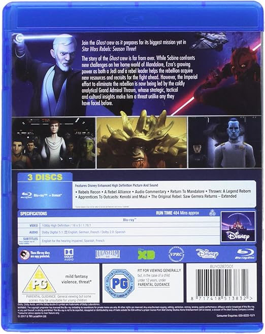 Star Wars Rebels Season 3 BD