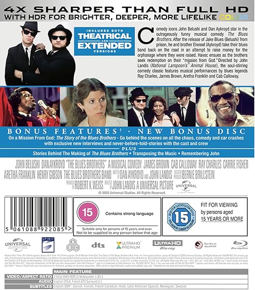 The Blues Brothers 4K UHD