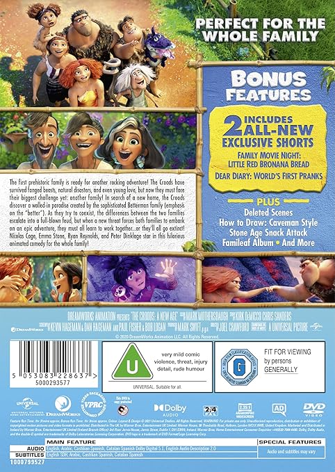 The Croods: A New Age DVD