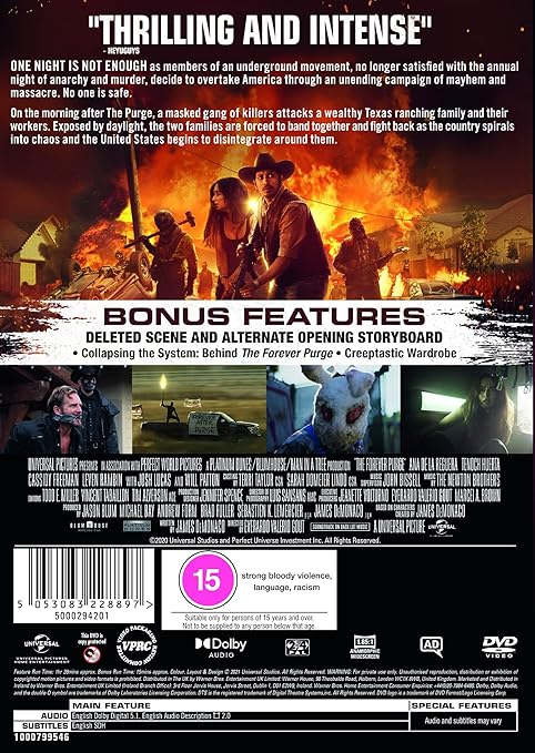 The Forever Purge DVD