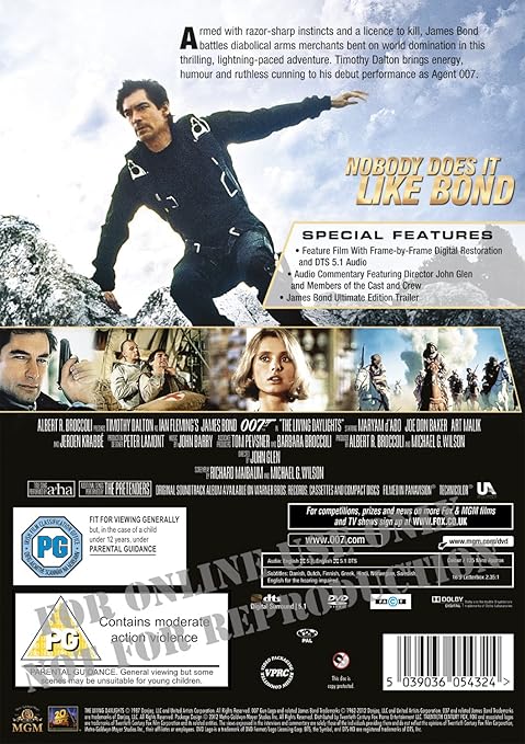JAMES BOND (015): THE LIVING DAYLIGHTS - DVD