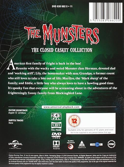 The Munsters: The Closed Casket Collection - The Complete Series DVD
