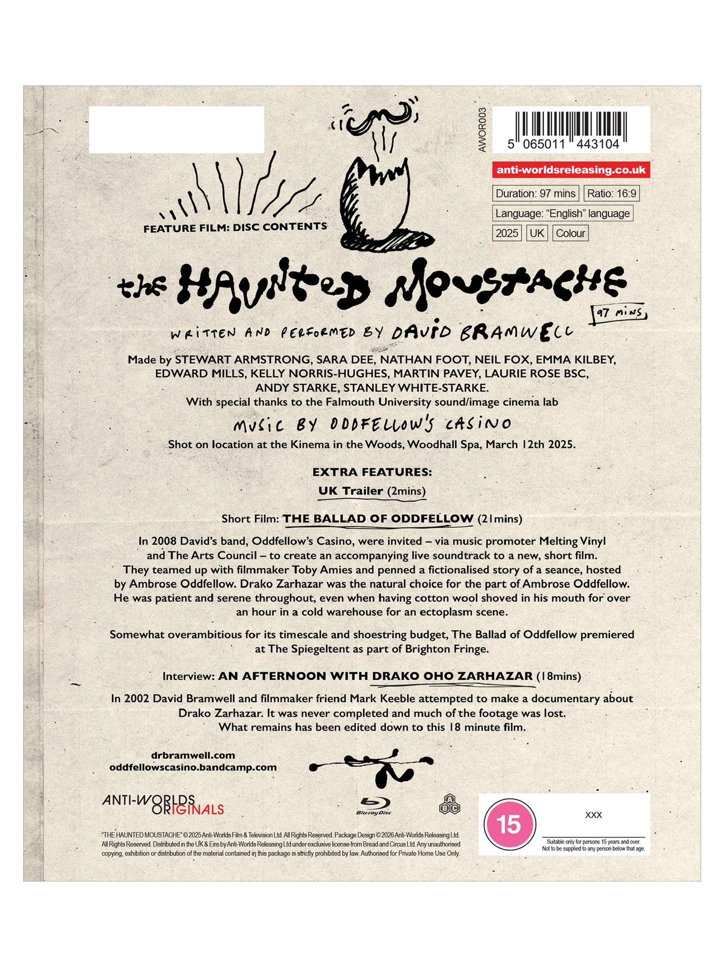 The Haunted Moustache - PRE-ORDER-10-AUGUST-2026
