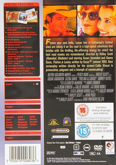 THELMA & LOUISE - DVD