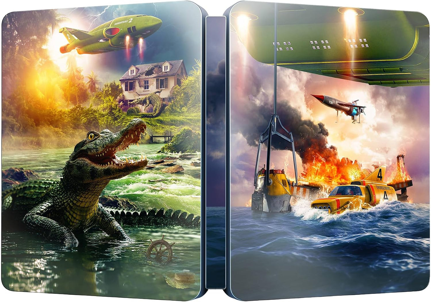 THUNDERBIRDS: ATLANTIC INFERNO/ATTACK OF THE ALLIGATORS! 4K COLLECTORS EDITION STEELBOOK - PRE-ORDER-28-SEPTEMBER-2026