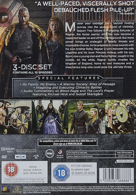 VIKINGS: SEASON 2 - DVD
