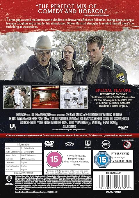 THE WOLF OF SNOW HOLLOW - DVD