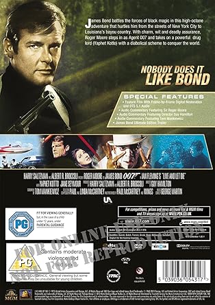 JAMES BOND (008): LIVE AND LET DIE - DVD