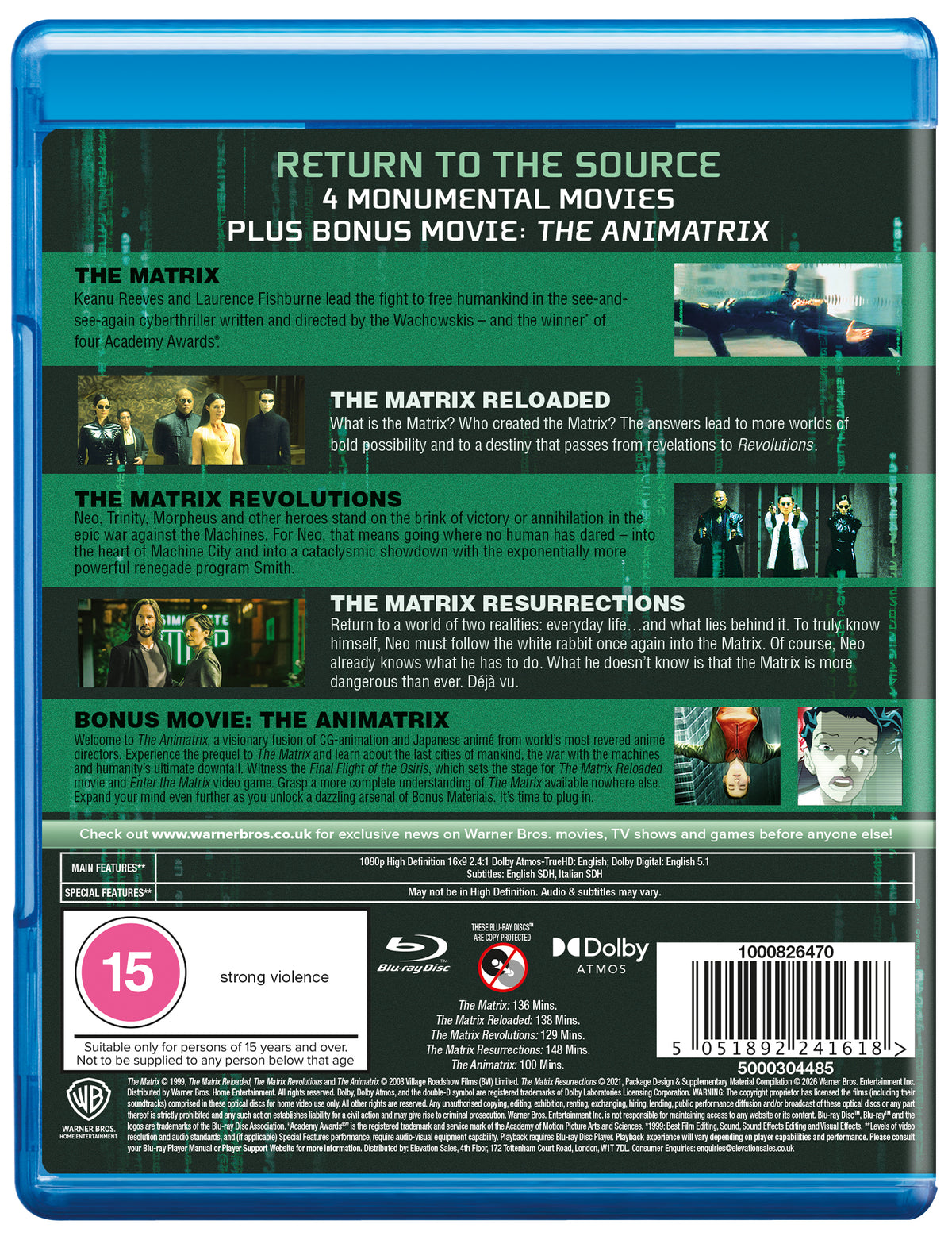 The Matrix UHD