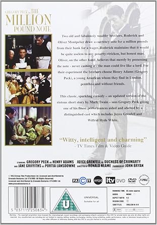 THE MILLION POUND NOTE DVD