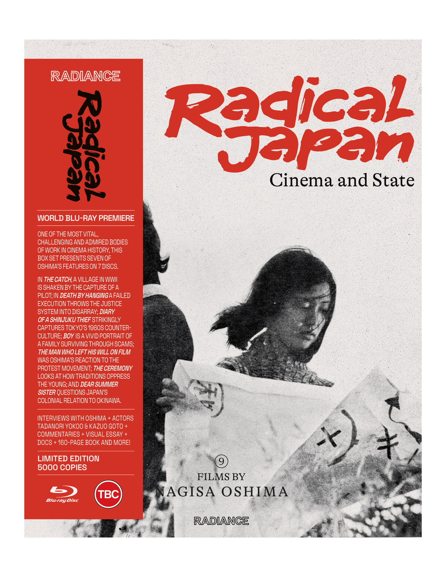 Radical Japan: Cinema and State - Nine Films by Nagisa Oshima (LE) - PRE-ORDER - 17 NOVEMBER 2025